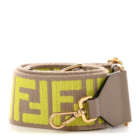 fendi strap you white ribbon|FENDI Ribbon Vitello Seta FF 1974 Adjustable Strap .